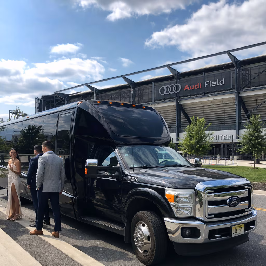 Rent a Bus to Audi Field