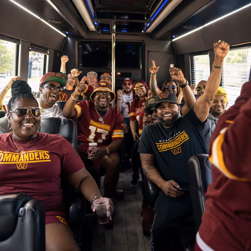 Washington Sporting Event Transportation fleet vehicle