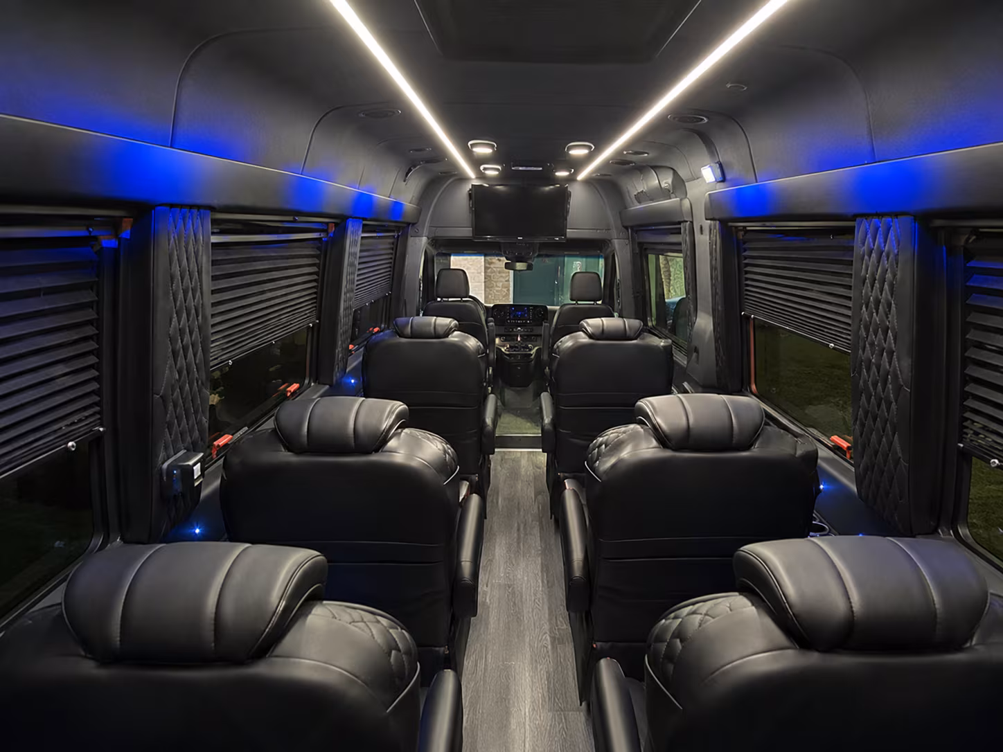 Washington Airport Shuttle & Transportation party bus exterior