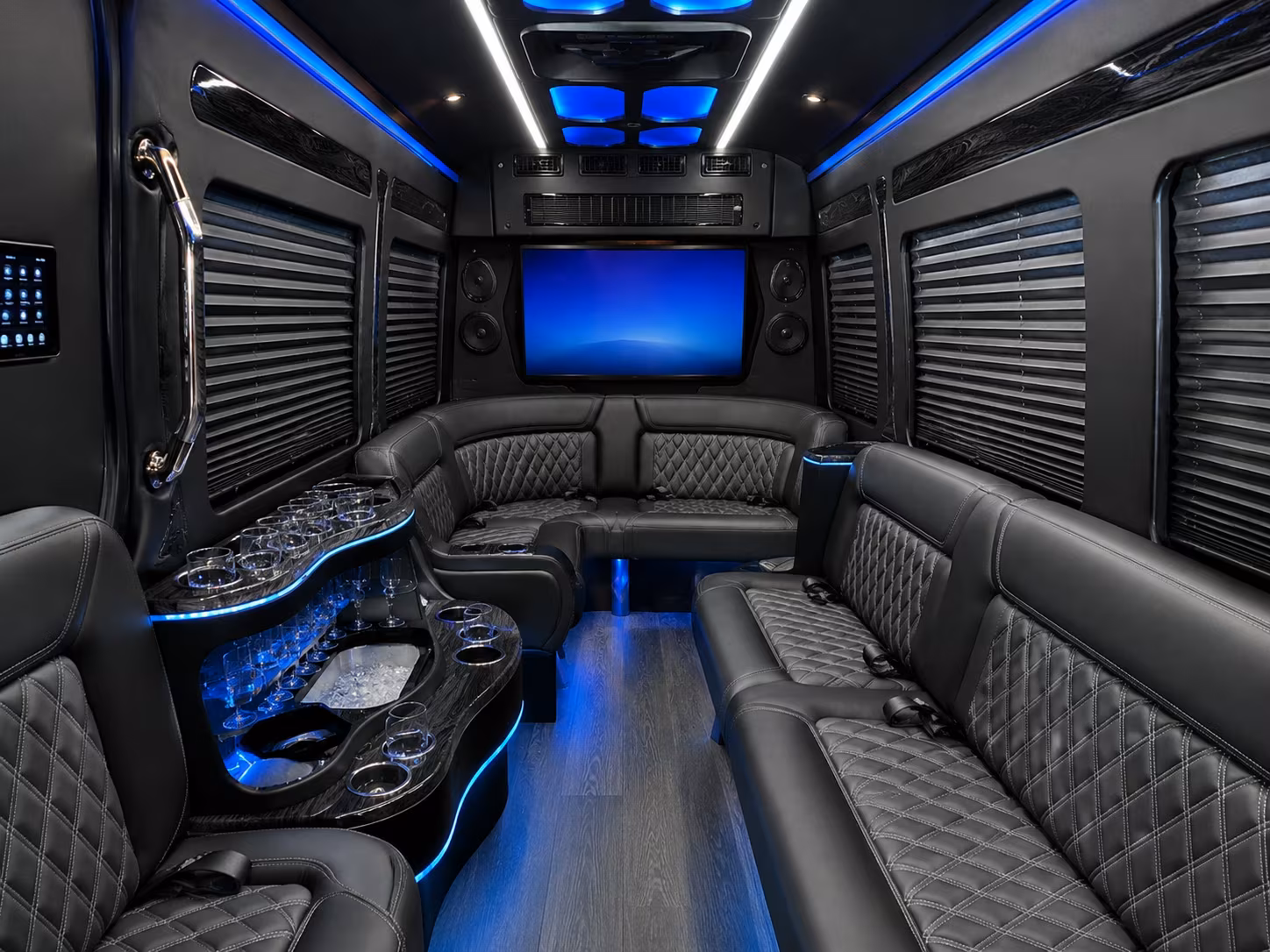 Washington Airport Shuttle & Transportation party bus exterior