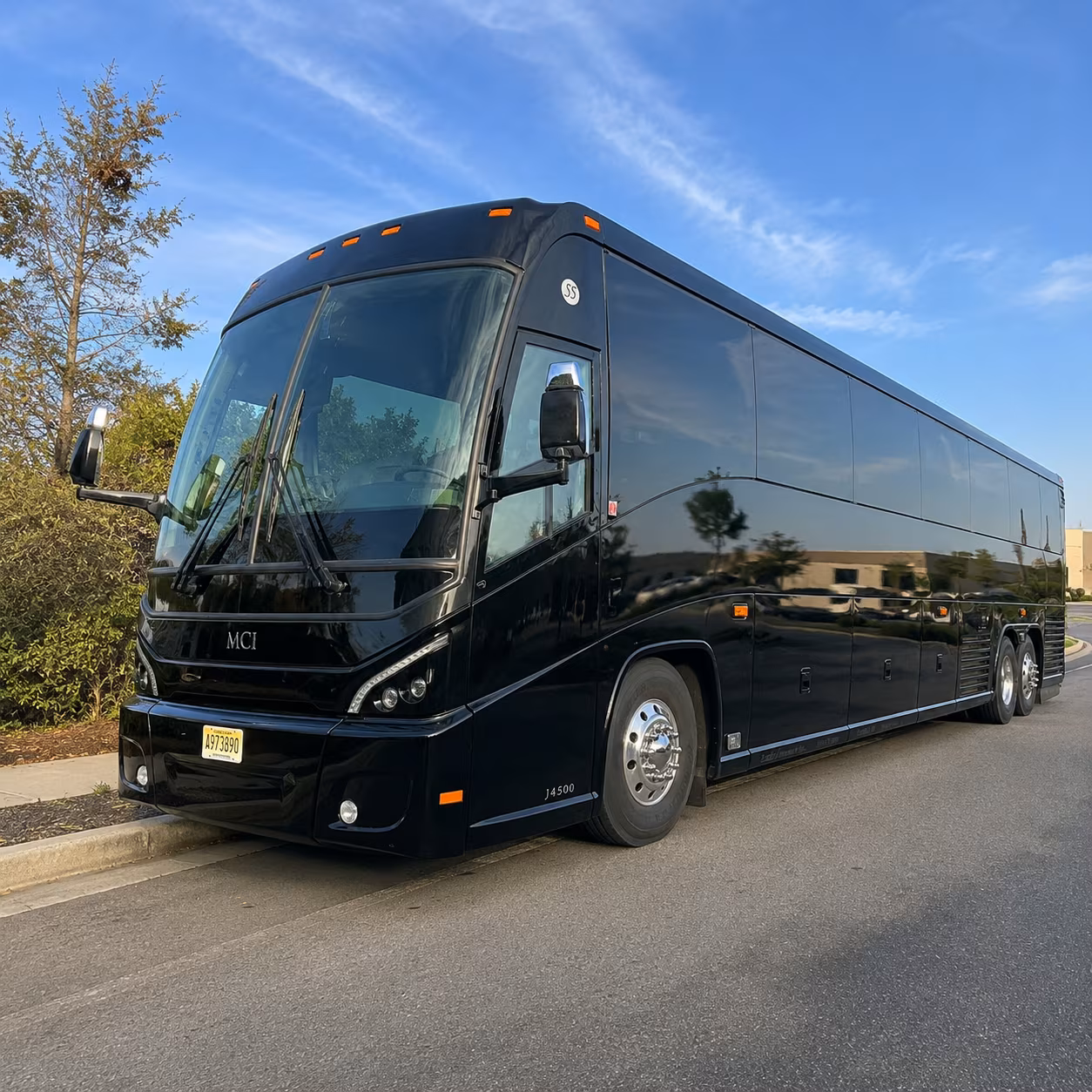 Washington Airport Shuttle & Transportation party bus exterior