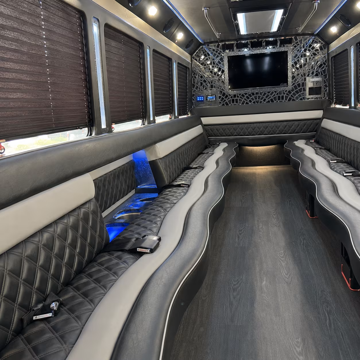 Washington Bachelor & Bachelorette Transportation party bus exterior