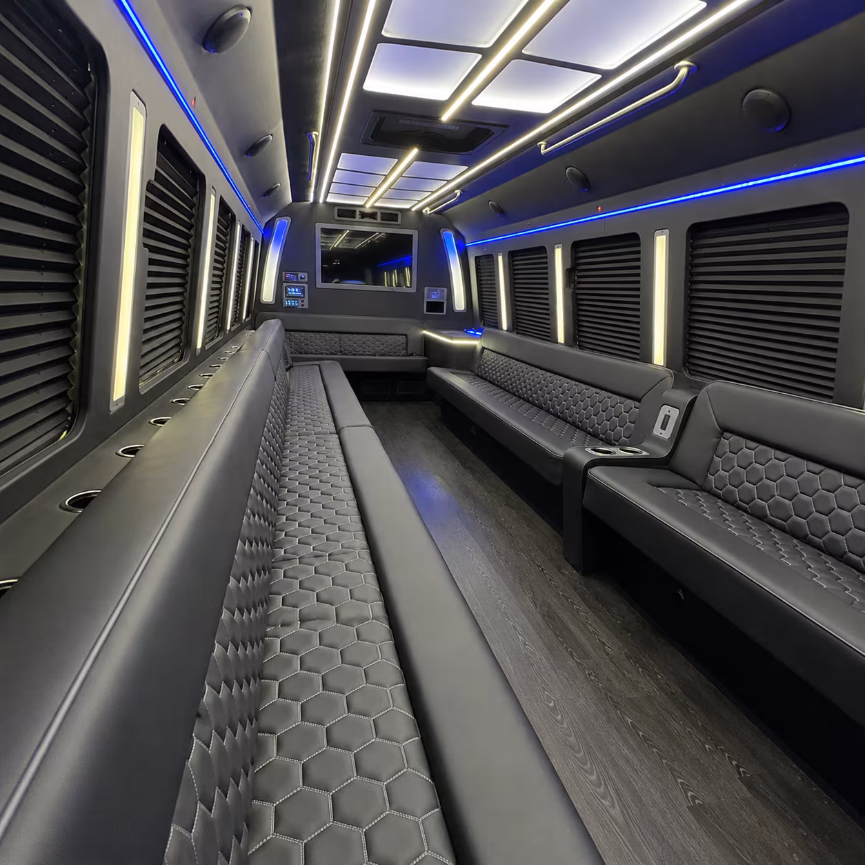 Washington Birthday, Sweet 16, & Quinceañera Transportation onboard seating
