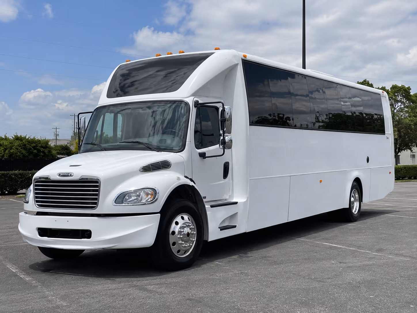 Washington Private Event Transportation party bus exterior