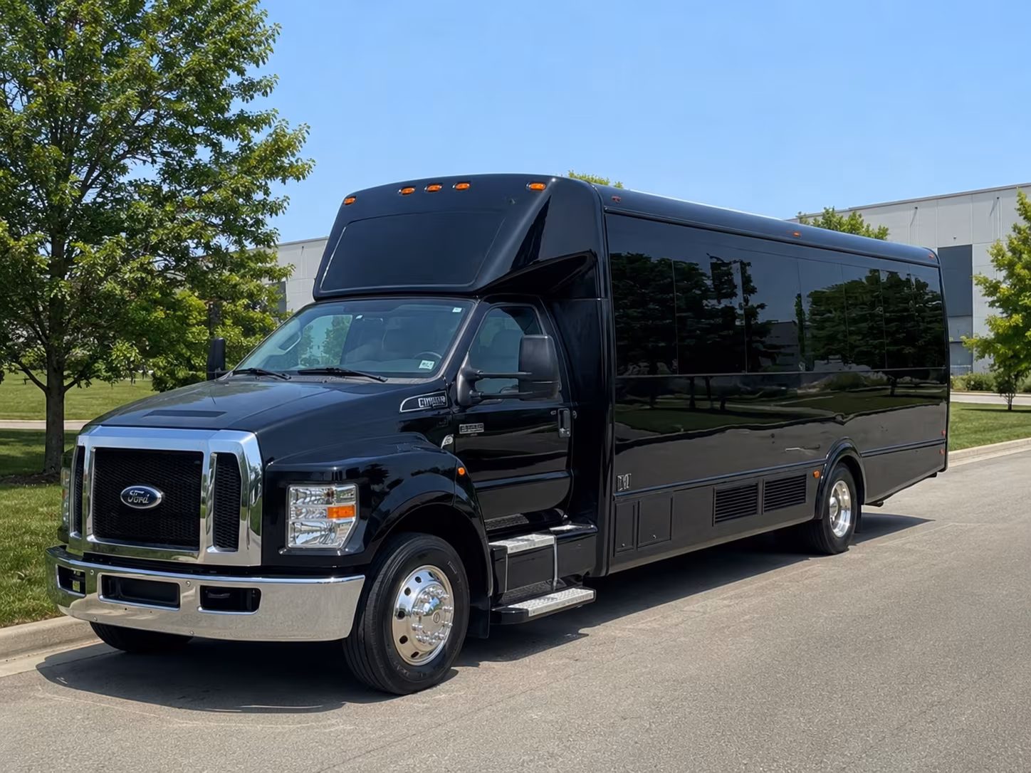 Washington Private Event Transportation party bus exterior