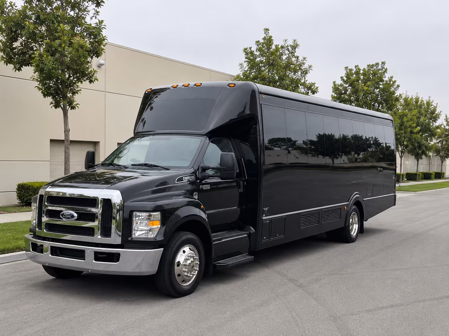 Washington Private Event Transportation party bus exterior