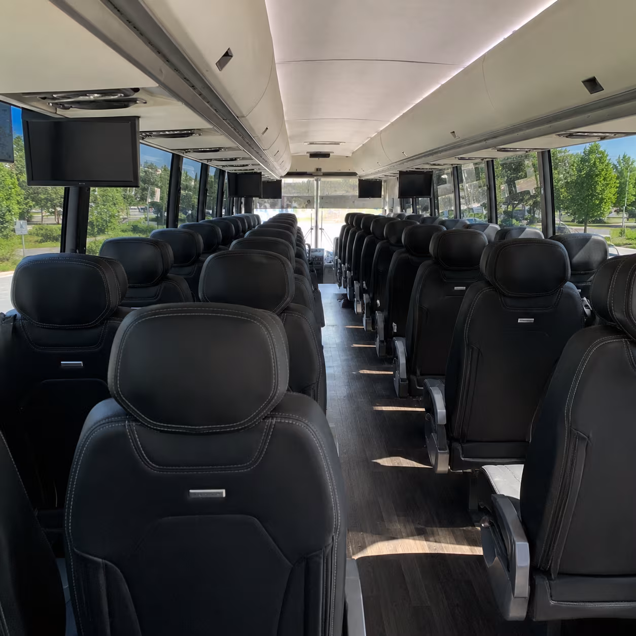 Washington School Event Transportation party bus exterior