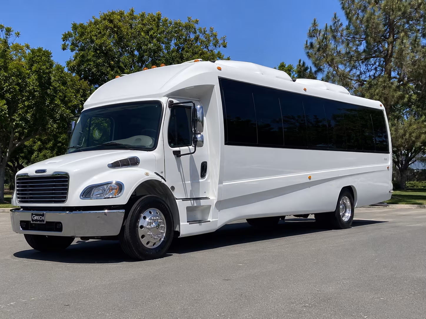 Washington Sporting Event Transportation party bus exterior