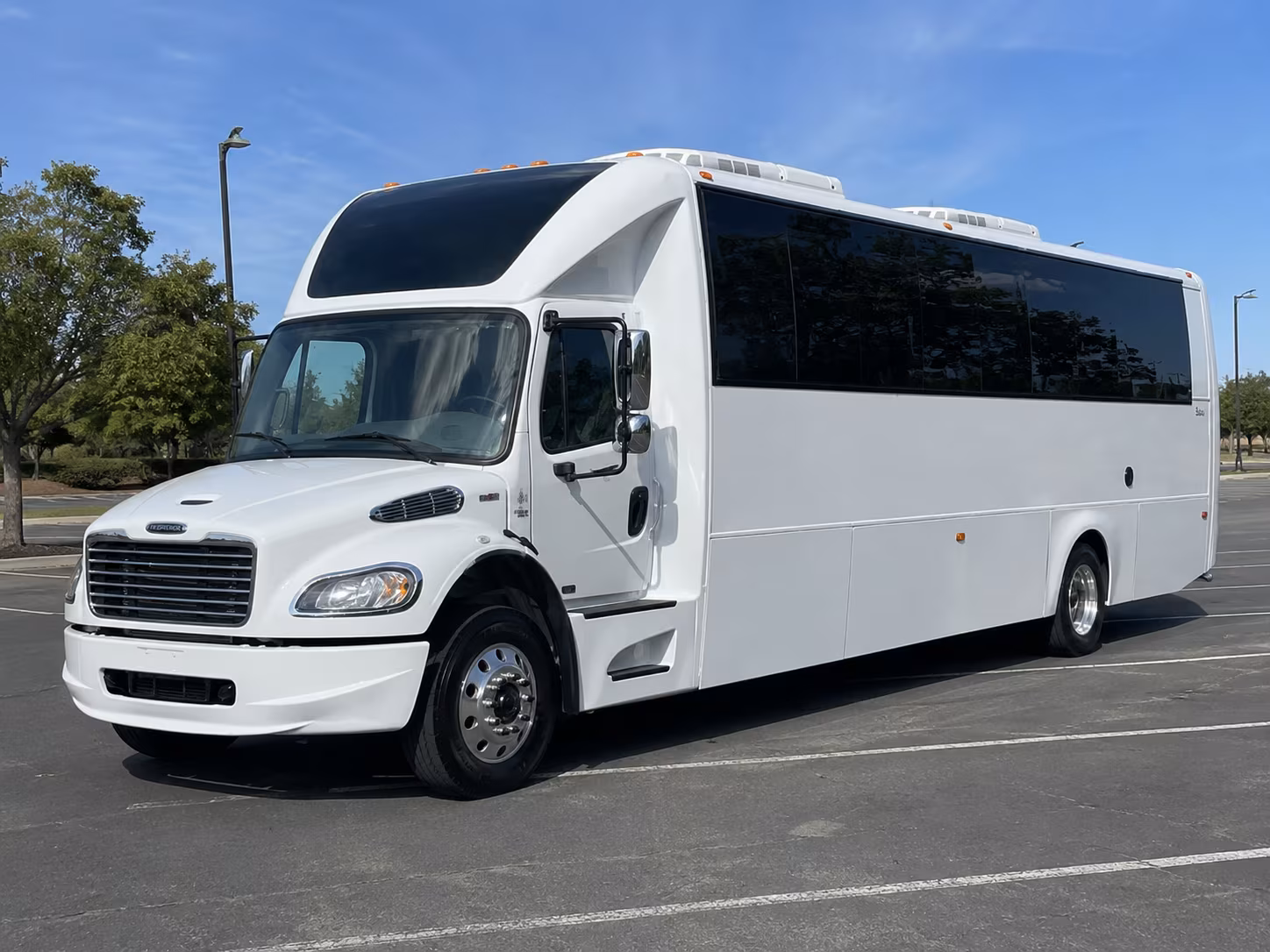 Washington Sporting Event Transportation party bus exterior
