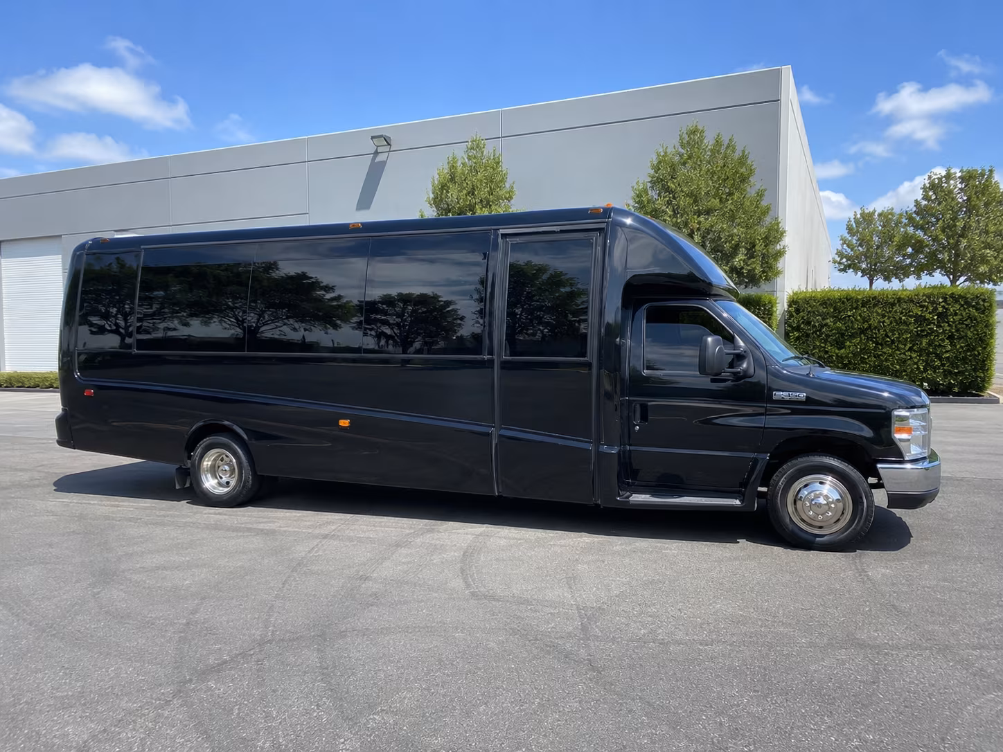Washington Wedding Transportation party bus exterior