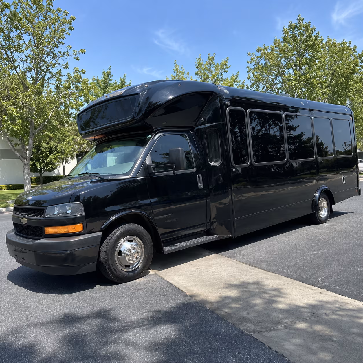 Washington Wedding Transportation party bus exterior