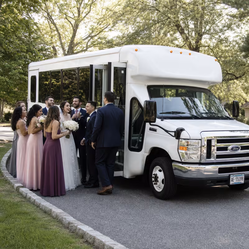 Washington Wedding Transportation fleet vehicle