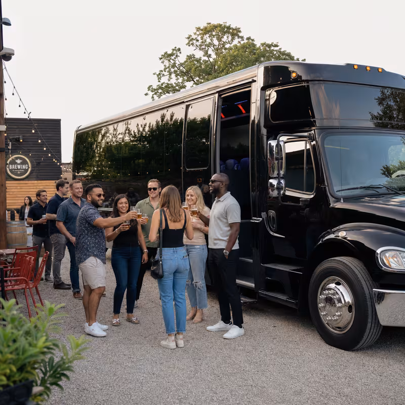 Washington Winery & Brewery Tour Transportation fleet vehicle